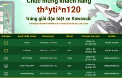 Bốc thăm trúng thưởng siêu xe Kawasaki