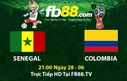 Soi kèo bóng đá Senegal vs Colombia World cup 2018- web cá độ FB88.COM