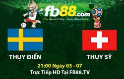 fb88-Soi kèo bóng đá Thụy Sĩ Thụy Điển World Cup 2018