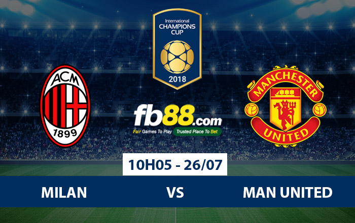 Kèo cá cược ICC Cup 2018 milan vs mu