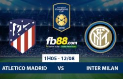fb88-Soi kèo tỷ lệ kèo Atletico Madrid vs Inter Milan ICC Cup 2018