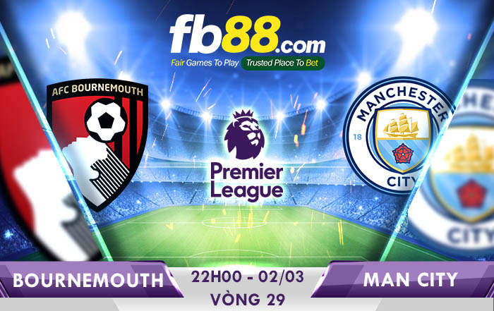 bournemouth vs man city ngoại hạng anh