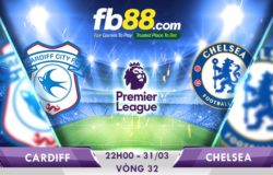 fb88-Soi kèo cá cược ngoại hạng anh Cardiff vs Chelsea