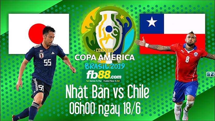 Tỷ lệ kèo chấp bóng đá Nhật Bản Chile Copa America 2019