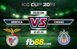 fb88-Soi kèo benfica vs Chivas ICC Cup 2019