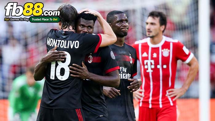 fb88-Nhận định kèo tài xỉu Bayern vs AC Milan ICC Cup 2019