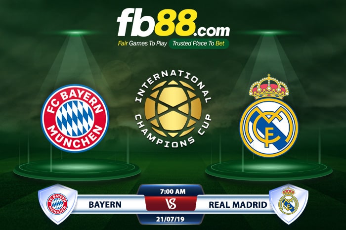 fb88-Soi kèo Bayern Munich vs Real Madrid ICC Cup 2019