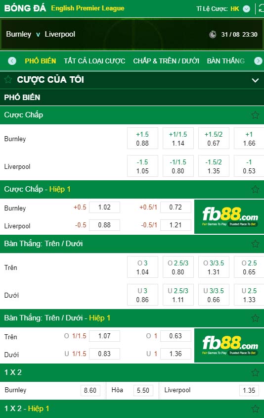 fb88-kèo nhà cái Burnley vs Liverpool