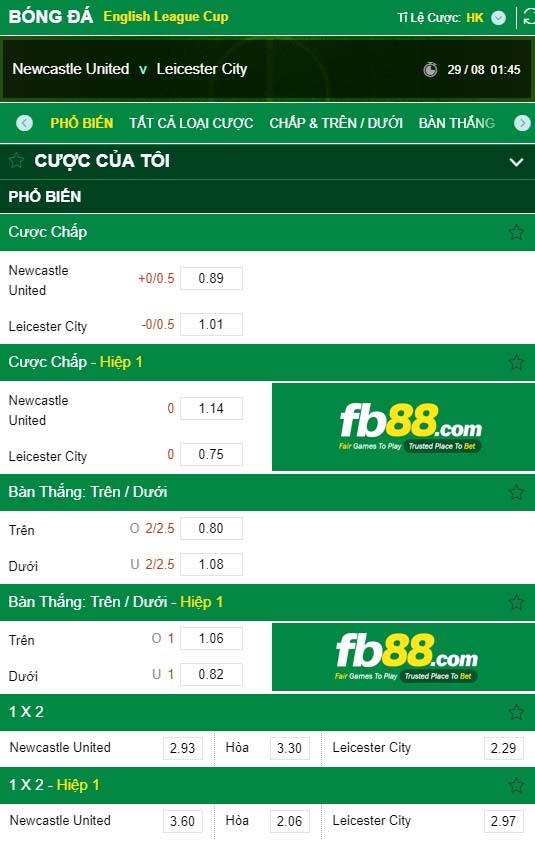 fb88-kèo nhà cái Newcastle United vs Leicester