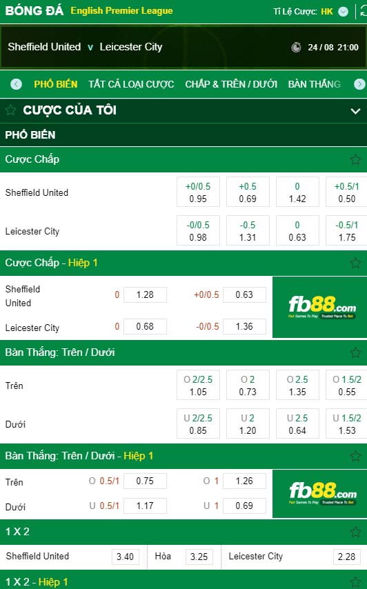 fb88-kèo nhà cái Sheffield United vs Leicester City