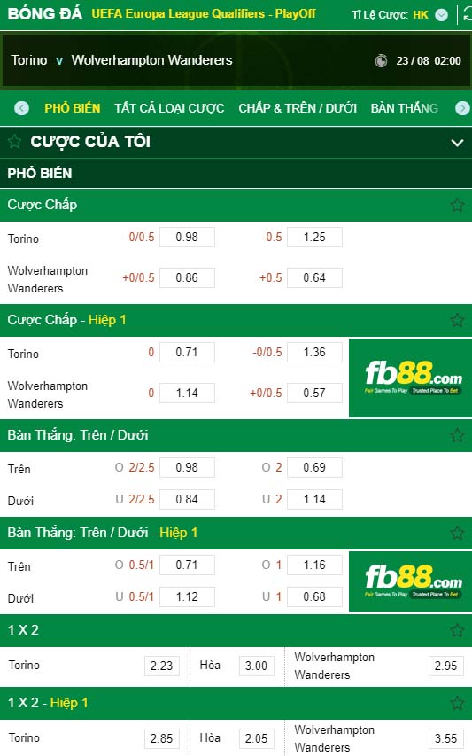 fb88-kèo nhà cái Torino vs Wolves