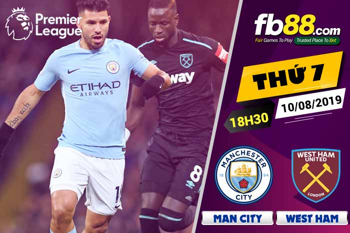 fb88-nhận định manchester city vs west ham