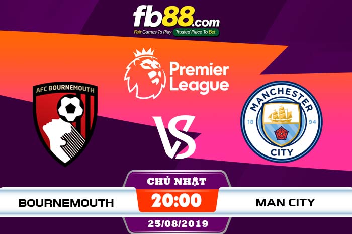 fb88-soi kèo AFC Bournemouth vs Manchester City