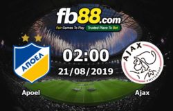 fb88-soi kèo Apoel Nicosia vs Ajax Amsterdam