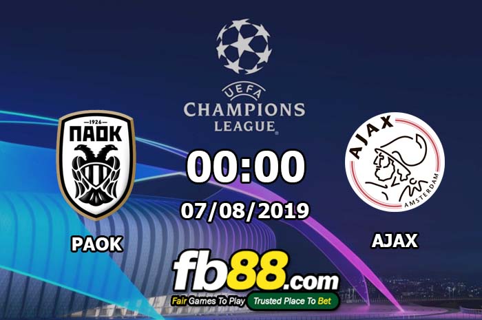 fb88-soi kèo PAOK Thessaloniki vs Ajax Amsterdam