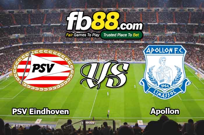 fb88-soi kèo PSV Eindhoven vs Apollon Limassol