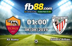 fb88-soi kèo as roma vs athletic bilbao