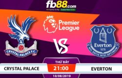 Soi kèo crystal palace vs everton