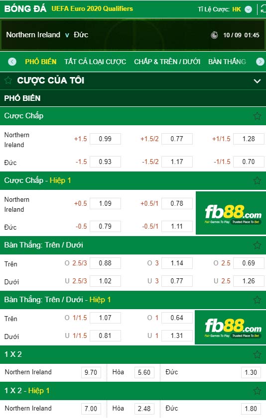 fb88-kèo nhà cái Bắc Ailen vs Đức