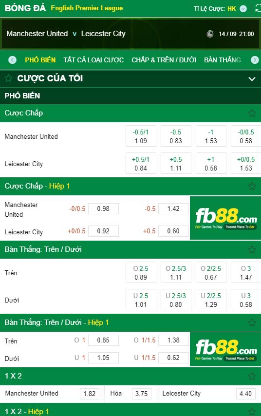 fb88-kèo nhà cái Manchester United vs Leicester City