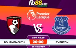 fb88-soi kèo AFC Bournemouth vs Everton