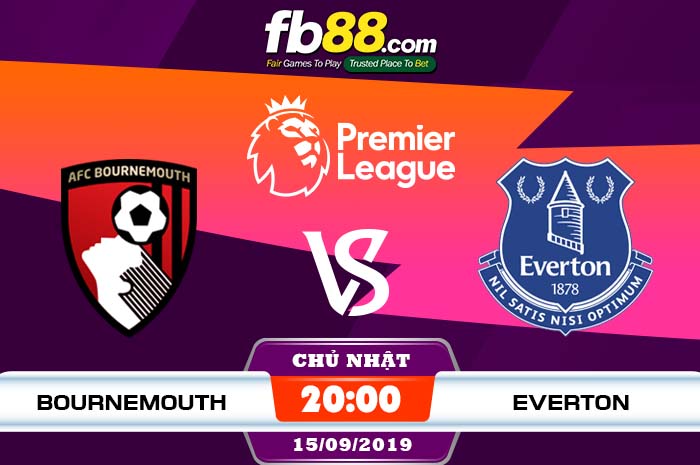 fb88-soi kèo AFC Bournemouth vs Everton