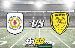 fb88-soi kèo Crewe Alexandra vs Burton Albion