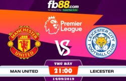 fb88-soi kèo Manchester United vs Leicester City
