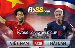 fb88-Tỷ lệ kèo Việt Nam Thái Lan vòng loại World Cup 2022