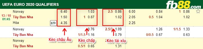 fb88-kèo chấp Na Uy vs Tây Ban Nha