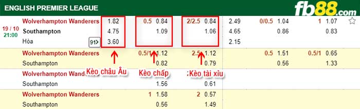fb88-kèo chấp Wolverhampton Wanderers vs Southampton