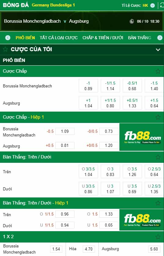 fb88-kèo nhà cái Borussia Monchengladbach vs Augsburg