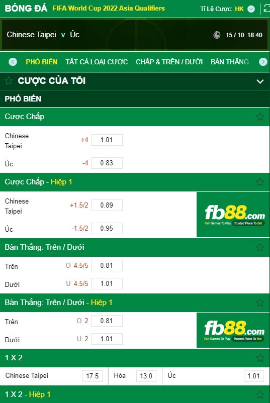 fb88-kèo nhà cái Đài Loan vs Úc