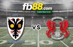 fb88-soi kèo AFC Wimbledon vs Leyton Orient