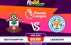 fb88-soi kèo Southampton vs Leicester City