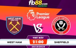 fb88-soi kèo West Ham United vs Sheffield United