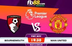 fb88-soi kèo AFC Bournemouth vs Manchester United