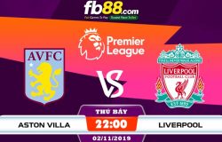 fb88-soi kèo Aston Villa vs Liverpool