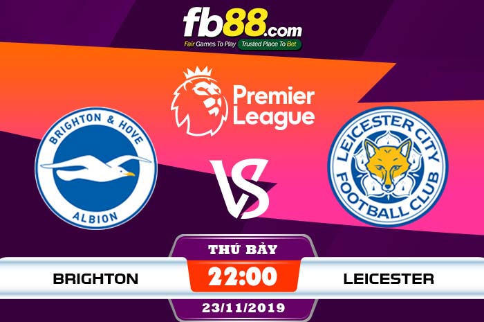 fb88-soi kèo Brighton vs Leicester City