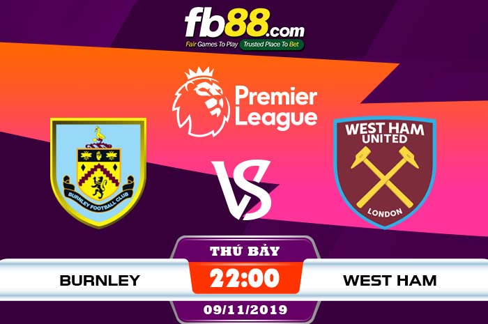 fb88-soi kèo Burnley vs West Ham United