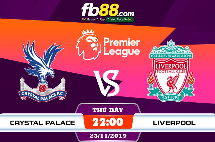 fb88-soi kèo Crystal Palace vs Liverpool