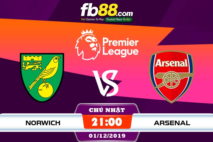 fb88-soi kèo Norwich City vs Arsenal