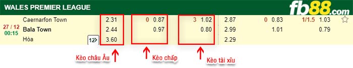 fb88-kèo chấp Caernarfon Town vs Bala Town