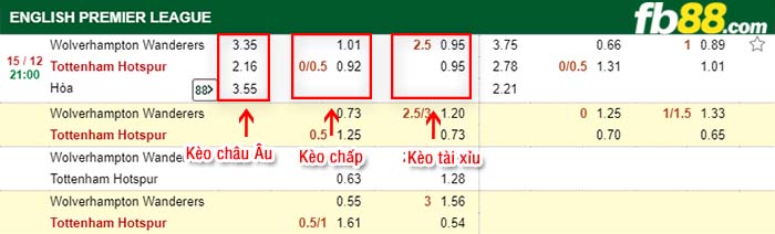 fb88-kèo chấp Wolves vs Tottenham