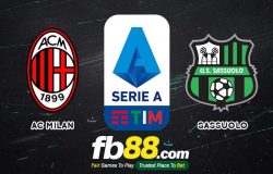 fb88-soi kèo AC Milan vs US Sassuolo