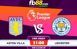 fb88-soi kèo Aston Villa vs Leicester City