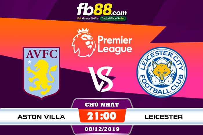 fb88-soi kèo Aston Villa vs Leicester City