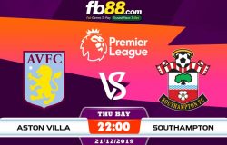 fb88-soi kèo Aston Villa vs Southampton