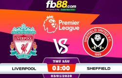 fb88-soi kèo Liverpool vs Sheffield United