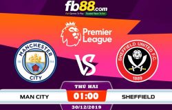 fb88-soi kèo Manchester City vs Sheffield United